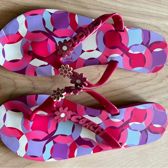 COACH Flip Flops - Picture 1 of 1